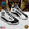Las Vegas Raiders NFL Ver 1 Air Jordan 13 Sneaker - Gift For Fans