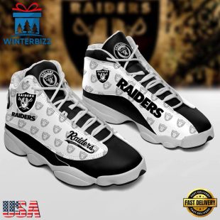 Las Vegas Raiders NFL Ver 1 Air Jordan 13 Sneaker - Gift For Fans