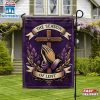 Lent Season Easter House And Garden Flag