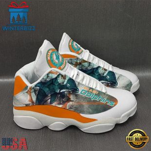 Miami Dolphins NFL Ver 1 Air Jordan 13 Sneaker - Gift For Fans