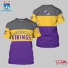 Minnesota Vikings Logo Team All Over Print T-Shirt