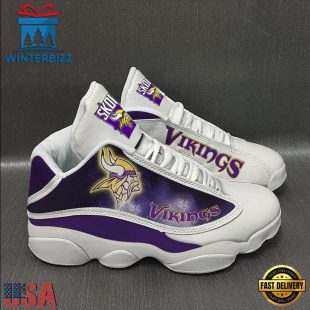 Minnesota Vikings NFL Ver 1 Air Jordan 13 Sneaker - Gift For Fans