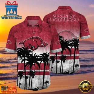 NCAA Arkansas Razorbacks Football Summer Hawaiian Shirt