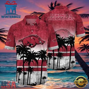 NCAA Arkansas Razorbacks Football Summer Hawaiian Shirt