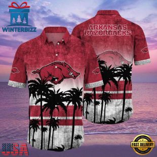 NCAA Arkansas Razorbacks Football Summer Hawaiian Shirt