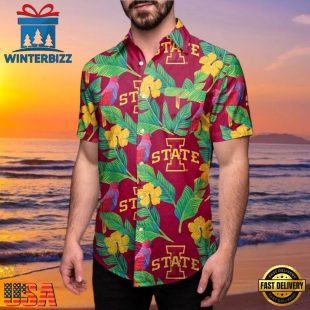 NCAA Iowa State Cyclones Floral New Design Hawaiian Shirt