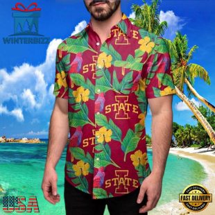 NCAA Iowa State Cyclones Floral New Design Hawaiian Shirt