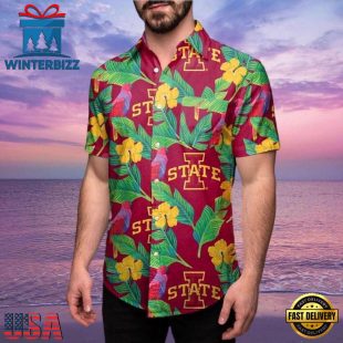NCAA Iowa State Cyclones Floral New Design Hawaiian Shirt