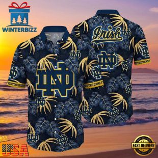 NCAA Notre Dame Fighting Irish Tropical New Design Hawaiian Shirt