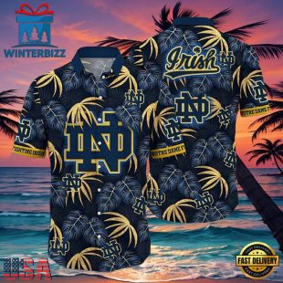 NCAA Notre Dame Fighting Irish Tropical New Design Hawaiian Shirt