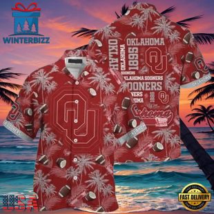 NCAA Oklahoma Sooners Crimson Grey New Design Hawaiian Shirt