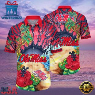 NCAA Ole Miss Rebels New Design Hawaiian Shirt