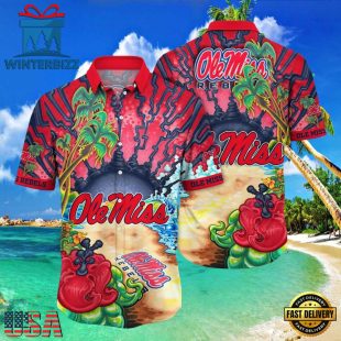 NCAA Ole Miss Rebels New Design Hawaiian Shirt