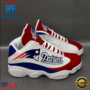 New England Patriots NFL Ver 5 Air Jordan 13 Sneaker - Gift For Fans