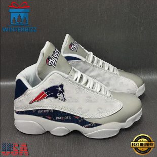 New England Patriots NFL Ver 7 Air Jordan 13 Sneaker - Gift For Fans