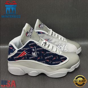 New England Patriots NFL Ver 8 Air Jordan 13 Sneaker - Gift For Fans