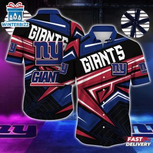 New York Giants NFL Team Football Logo Sport Hawaiian Shirt