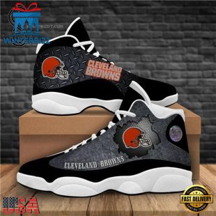 NFL Cleveland Browns Air Jordan 13 Shoes - Gift For Fans