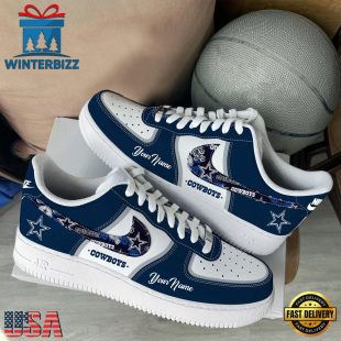 NFL Dallas Cowboys Logo Team Limited Edition New Design Custom Air Force 1 Shoes