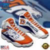 NFL Denver Broncos White Orange Air Jordan 13 Sneaker Shoes - Gift For Fans