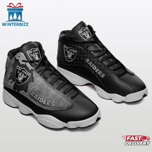 NFL Las Vegas Raiders Air Jordan 13 Shoes