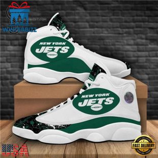NFL New York Jets Air Jordan 13 Shoes - Gift For Fans