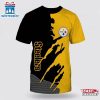 NFL Pittsburgh Steelers Logo All Over Print T-Shirt