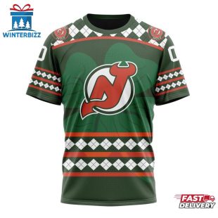 Personalized Name And Number NHL New Jersey Devils Hockey Patrick Day 3D T-Shirt