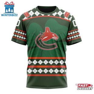 Personalized Name And Number NHL Vancouver Canucks Hockey Patrick Day 3D T-Shirt