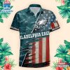 Philadelphia Eagles US Flag Pattern Hawaiian Shirt