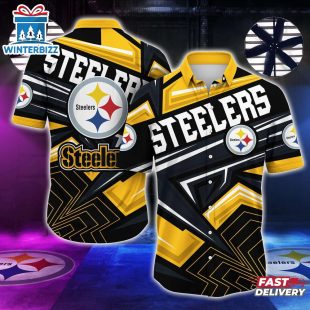 Pittsburgh Steelers NFL Team Football Logo Sport Hawaiian Shirt