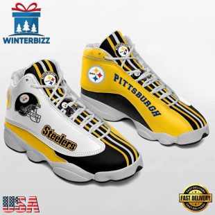 Pittsburgh Steelers NFL Ver 1 Air Jordan 13 Sneaker - Gift For Fans