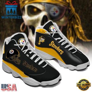 Pittsburgh Steelers NFL Ver 14 Air Jordan 13 Sneaker - Gift For Fans