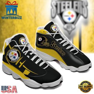 Pittsburgh Steelers NFL Ver 8 Air Jordan 13 Sneaker - Gift For Fans