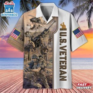 Proud Veteran Hawaiian Shirts Gift For Veteran