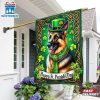 Saint Patrick's Day Welcome German Shepherd Dog House And Garden Flag