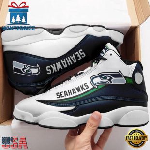 Seattle Seahawks NFL Air Jordan 13 Shoes - Gift For Fans