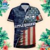 Seattle Seahawks US Flag Pattern Hawaiian Shirt