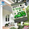 Shamrock Truck Happy St Patrick's Day Flag MLN899F - Flagwix