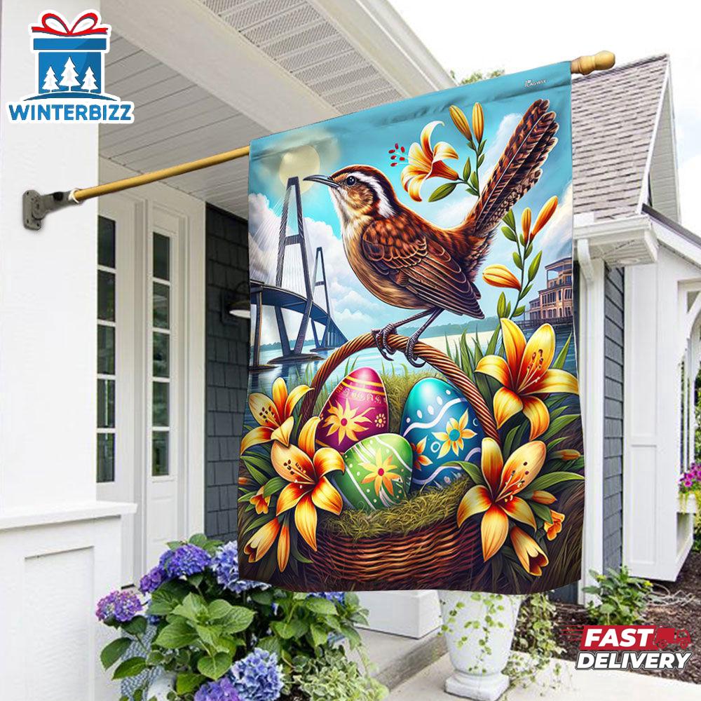 South Carolina Easter House And Garden Flag South Carolina Easter House And Garden Flag
