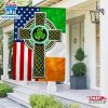 St. Patrick's Day American Irish Celtic Cross House And Garden Flag
