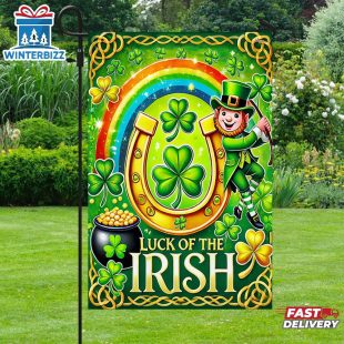 St. Patrick's Day Luck Of The Irish House And Garden Flag