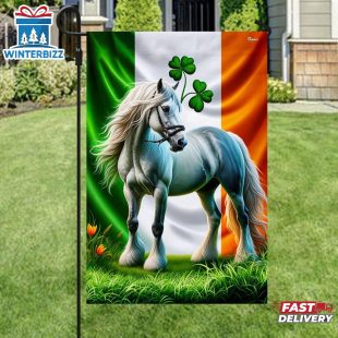 The Connemara Pony Irish Horse House And Garden Flag