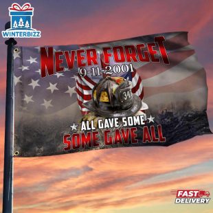911 Flag Never Forget House And Garden Flag Decor