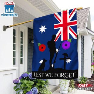 ANZAC Day Australia Flag Lest We Forget House And Garden Flag Decor