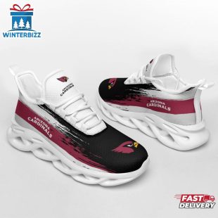 Arizona Cardinals Color Streak Pattern NFL Max Soul Shoes