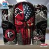 Atlanta Falcons NFL Skull Iron Pattern Tumbler