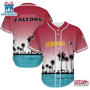 Atlanta Falcons Summer On The Beach Baseball Jersey