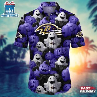 Baltimore Ravens NFL Aloha Hawaiian Shirt For Fan