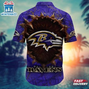 Baltimore Ravens NFL Trending Aloha Hawaiian Shirt